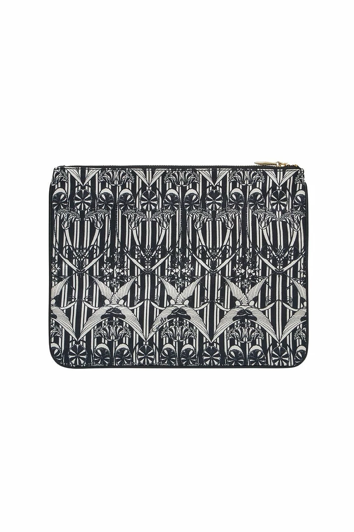 Camilla EBoutique (US) Up To 30% Off ZIP TOP CLUTCH SILVER LININGS