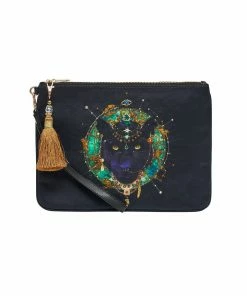 Camilla EBoutique (US) ZIP TOP CLUTCH SOLID BLACK Up To 40% Off