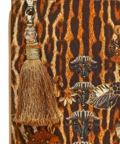 Camilla EBoutique (US) SMALL CANVAS CLUTCH WILD AZAL Up To 40% Off