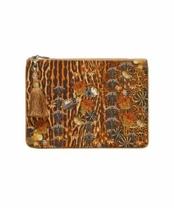 Camilla EBoutique (US) SMALL CANVAS CLUTCH WILD AZAL Up To 40% Off