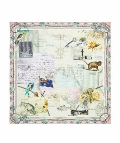 Camilla EBoutique (US) LARGE SQUARE SCARF POSTCARDS FROM THEN Up To 30% Off