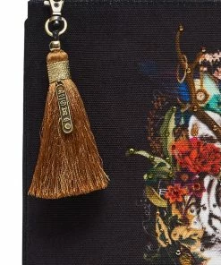 Camilla EBoutique (US) SMALL CANVAS CLUTCH EMERALD'S ORBIT