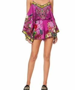 Camilla EBoutique (US) Up To 30% Off DROP SHOULDER PLAYSUIT JUNGLE LANGUAGE