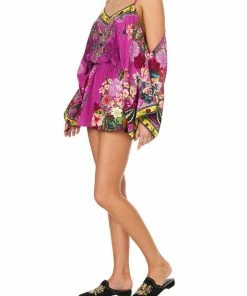 Camilla EBoutique (US) Up To 30% Off DROP SHOULDER PLAYSUIT JUNGLE LANGUAGE