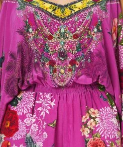 Camilla EBoutique (US) Up To 30% Off DROP SHOULDER PLAYSUIT JUNGLE LANGUAGE