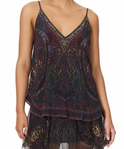 Camilla EBoutique (US) V NECK CAMI THE SMOKING LOUNGE Sale Clothing