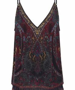 Camilla EBoutique (US) V NECK CAMI THE SMOKING LOUNGE Sale Clothing