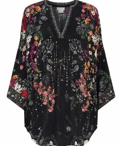 Camilla EBoutique (US) JERSEY SHORT KAFTAN WITH CURVED HEM TO THE GYPSY