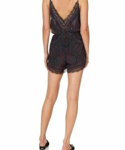 Camilla EBoutique (US) V-NECK LACE PLAYSUIT THE SMOKING LOUNGE