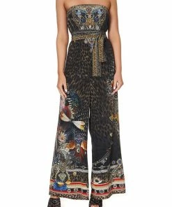 Camilla EBoutique (US) TIE WAIST STRAPLESS JUMPSUIT TREASURE CHASER