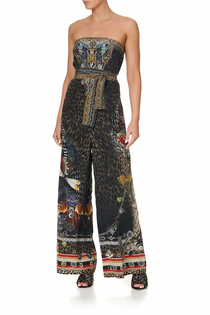 Camilla EBoutique (US) TIE WAIST STRAPLESS JUMPSUIT TREASURE CHASER