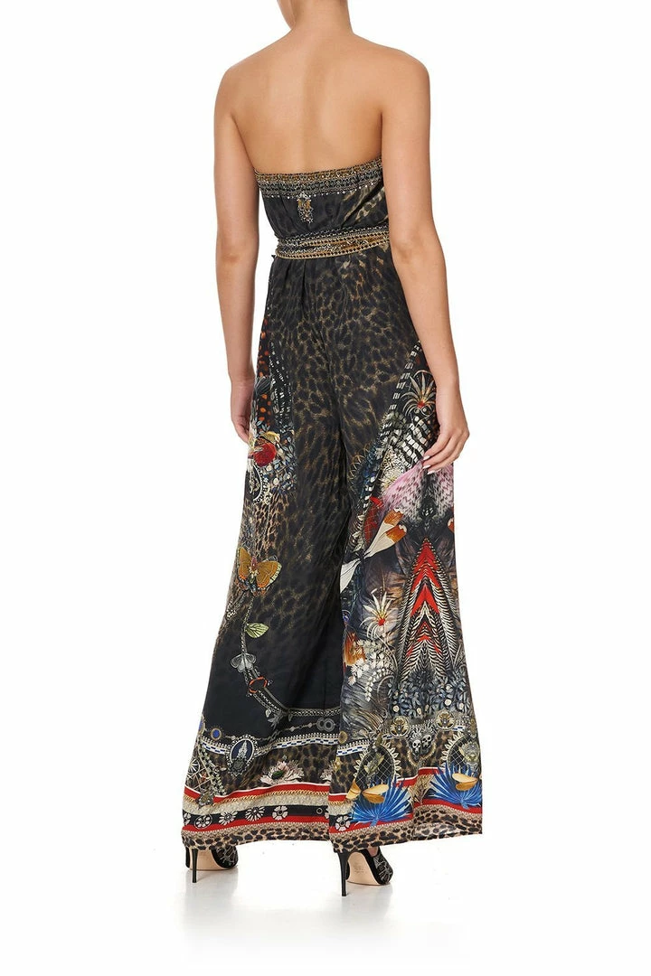 Camilla EBoutique (US) TIE WAIST STRAPLESS JUMPSUIT TREASURE CHASER
