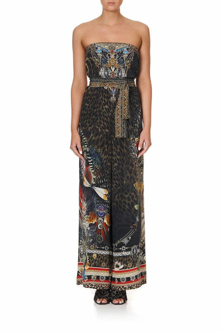 Camilla EBoutique (US) TIE WAIST STRAPLESS JUMPSUIT TREASURE CHASER