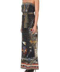 Camilla EBoutique (US) TIE WAIST STRAPLESS JUMPSUIT TREASURE CHASER