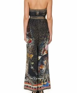 Camilla EBoutique (US) TIE WAIST STRAPLESS JUMPSUIT TREASURE CHASER