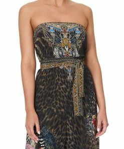 Camilla EBoutique (US) TIE WAIST STRAPLESS JUMPSUIT TREASURE CHASER