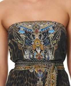 Camilla EBoutique (US) TIE WAIST STRAPLESS JUMPSUIT TREASURE CHASER