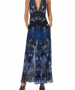 Camilla EBoutique (US) TIE NECK HALTER JUMPSUIT CAMDEN MOON Sale Clothing