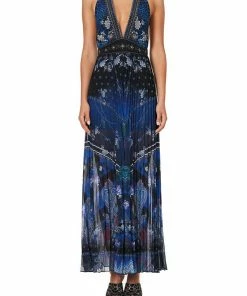 Camilla EBoutique (US) TIE NECK HALTER JUMPSUIT CAMDEN MOON Sale Clothing