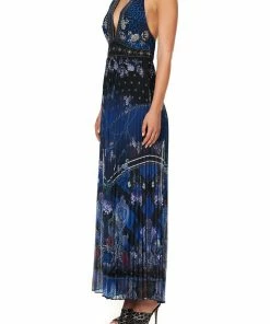 Camilla EBoutique (US) TIE NECK HALTER JUMPSUIT CAMDEN MOON Sale Clothing