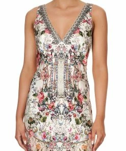 Camilla EBoutique (US) V-NECK SLIP DRESS LONDON LOOMS