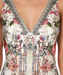 Camilla EBoutique (US) V-NECK SLIP DRESS LONDON LOOMS