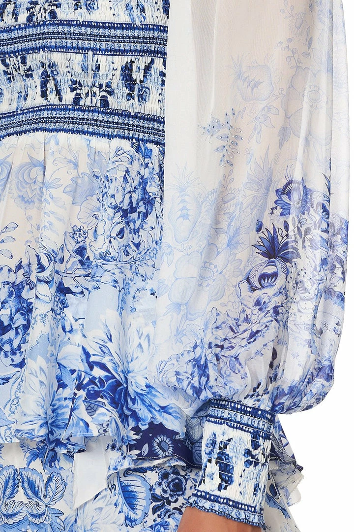 Camilla EBoutique (US) SHIRRED BODICE BLOUSE HIGH TEA