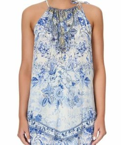 Camilla EBoutique (US) HANDKERCHIEF HEM TANK HIGH TEA Up To 30% Off