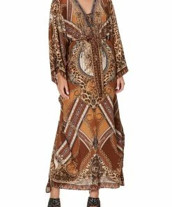 Camilla EBoutique (US) SPLIT HEM LACE UP KAFTAN LADY LODGE Up To 30% Off