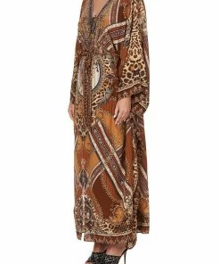 Camilla EBoutique (US) SPLIT HEM LACE UP KAFTAN LADY LODGE Up To 30% Off