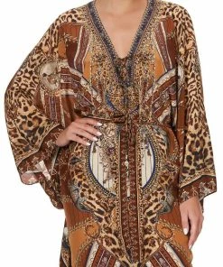 Camilla EBoutique (US) SPLIT HEM LACE UP KAFTAN LADY LODGE Up To 30% Off