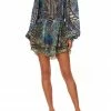Camilla EBoutique (US) TIERED MINI DRESS ANIMAL ARMY Up To 30% Off