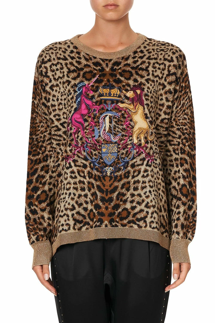 Camilla EBoutique (US) KNIT PRINTED JUMPER POETIC ANARCHY Up To 30% Off
