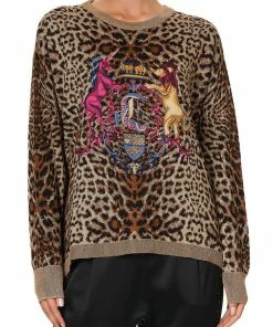 Camilla EBoutique (US) KNIT PRINTED JUMPER POETIC ANARCHY Up To 30% Off