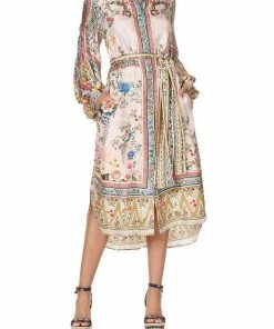Camilla EBoutique (US) HIGH LOW MIDI SHIRT DRESS PARTY IN THE PALACE