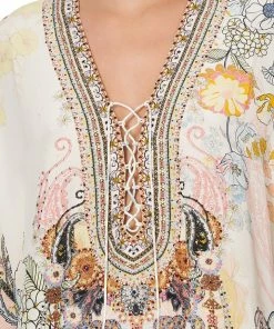 Camilla EBoutique (US) LACE UP KAFTAN BRITAIN BOUQUET