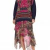 Camilla EBoutique (US) SILK FRONT KNIT JUMPER WITH EXAGGERATED SLEEVE DINING HALL DARLING