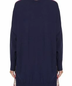 Camilla EBoutique (US) SILK FRONT KNIT JUMPER WITH EXAGGERATED SLEEVE DINING HALL DARLING