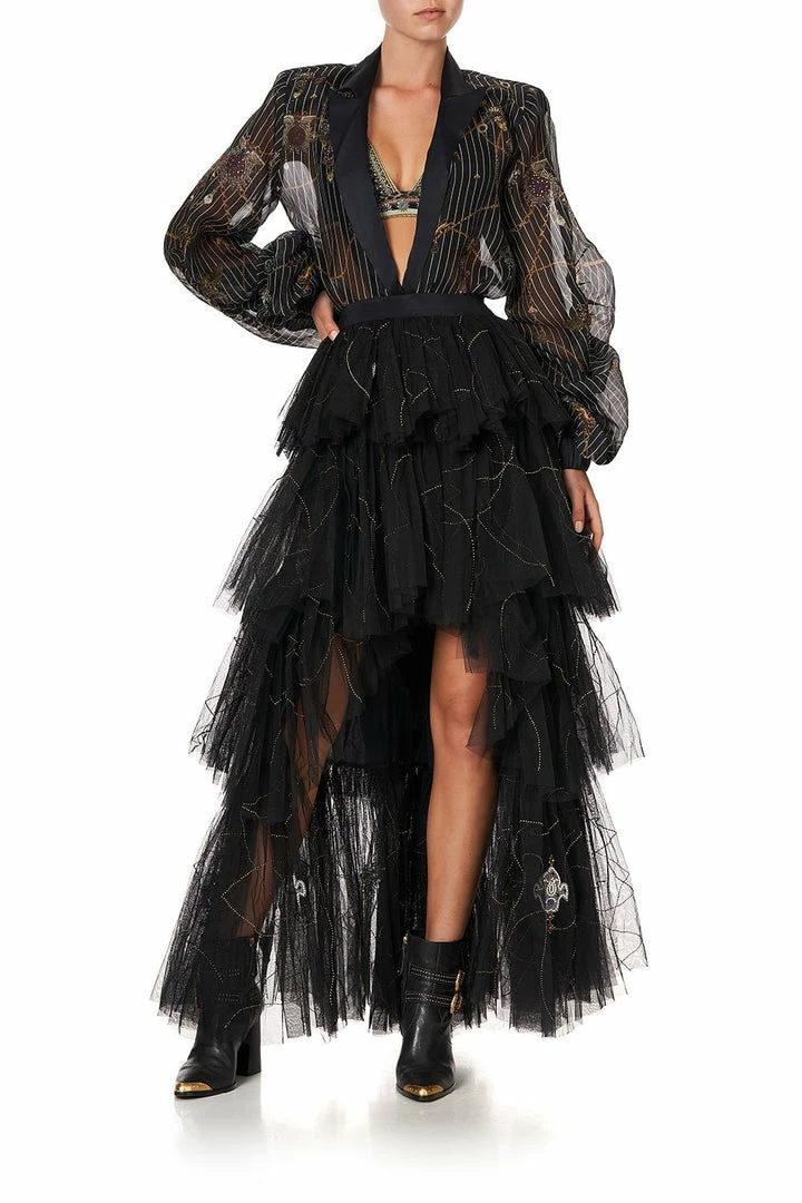 Camilla EBoutique (US) RUCHED SLEEVE BLAZER PUNK OF PRIMROSE