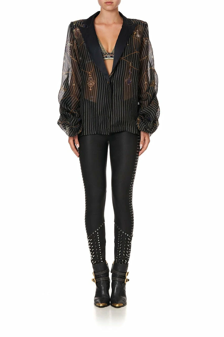 Camilla EBoutique (US) RUCHED SLEEVE BLAZER PUNK OF PRIMROSE