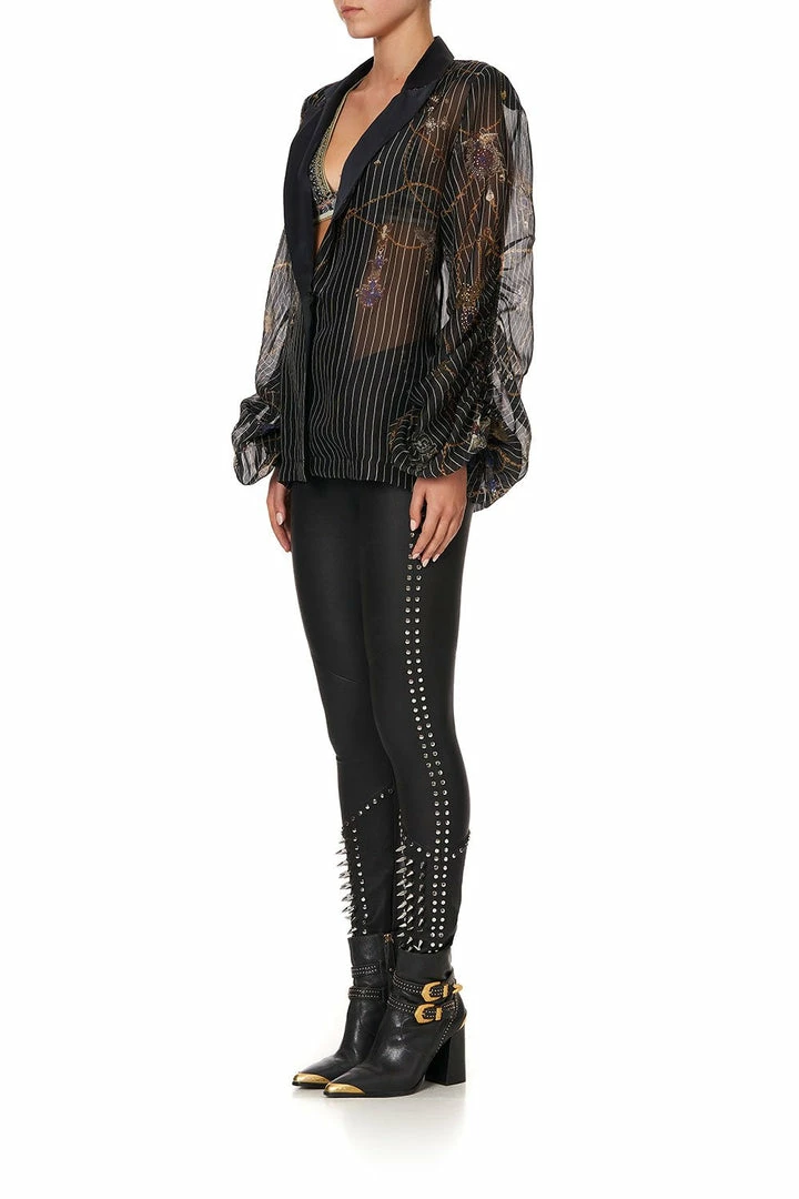 Camilla EBoutique (US) RUCHED SLEEVE BLAZER PUNK OF PRIMROSE