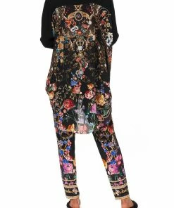 Camilla EBoutique (US) V NECK JUMPER WITH PRINT BACK BLUSHING MANOR Up To 30% Off