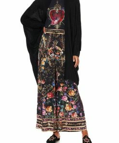 Camilla EBoutique (US) SOFT KNIT PONCHO WITH CRYSTALS BLUSHING MANOR