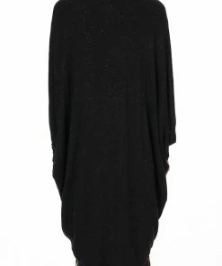 Camilla EBoutique (US) SOFT KNIT PONCHO WITH CRYSTALS BLUSHING MANOR
