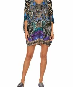 Camilla EBoutique (US) BAT SLEEVE DRESS ANIMAL ARMY Up To 30% Off