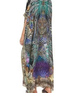 Camilla EBoutique (US) ROUND NECK KAFTAN ANIMAL ARMY