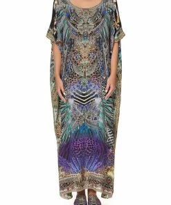 Camilla EBoutique (US) ROUND NECK KAFTAN ANIMAL ARMY