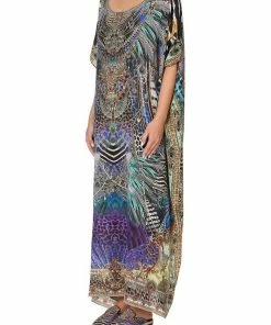 Camilla EBoutique (US) ROUND NECK KAFTAN ANIMAL ARMY