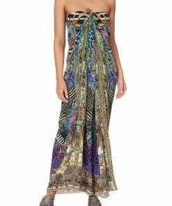 Camilla EBoutique (US) ROUND NECK KAFTAN ANIMAL ARMY