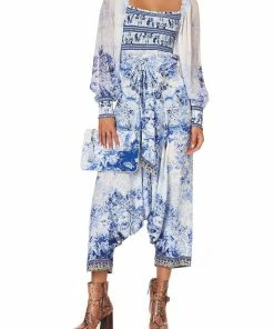 Camilla EBoutique (US) SMALL CANVAS CLUTCH HIGH TEA Up To 30% Off